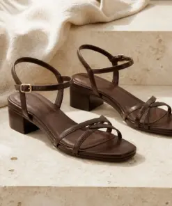 Strappy Block-Heel Sandals - Image 3
