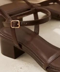 Alternative view of Strappy Block-Heel Sandals