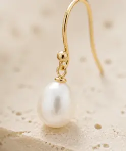 Alternative view of Pearl Drop Earrings