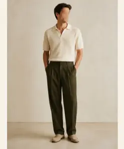 Relaxed Pleated Trousers - Image 3