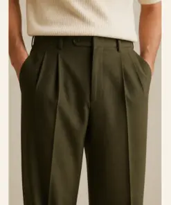 Alternative view of Relaxed Pleated Trousers